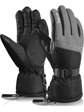 NWT Ski Gloves,Winter Waterproof Snowboard Snow 3M Thinsulate Wrist Leashes